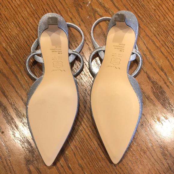 Nina Women’s Berit Pump Heels, Silver - Picture 2 of 6